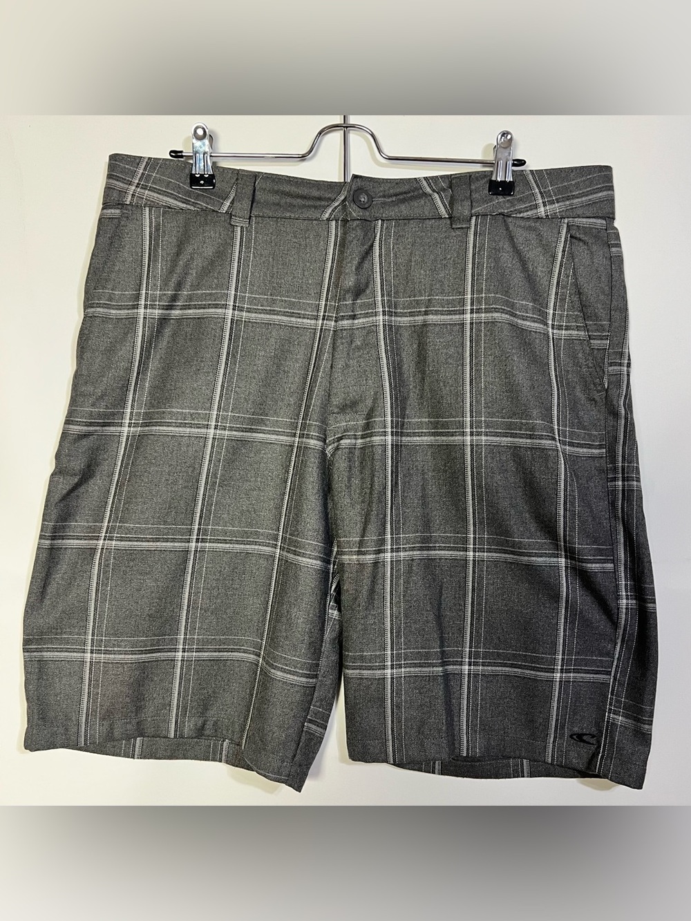 Men's O’Neil Gray Plaid Casual Shorts
